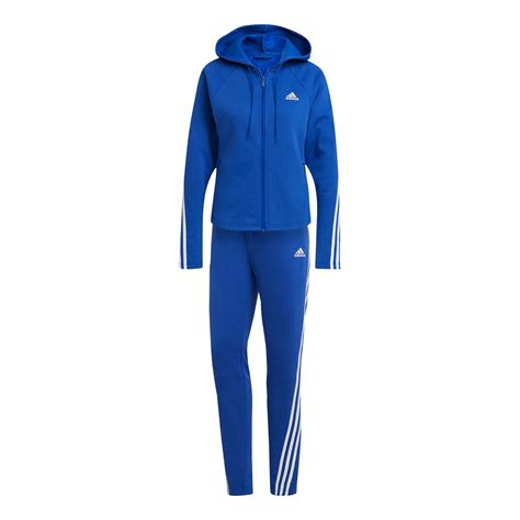 adidas blauw trainingspak dames|Adidas trainingspak.